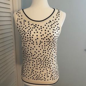 Talbots sleeveless top
